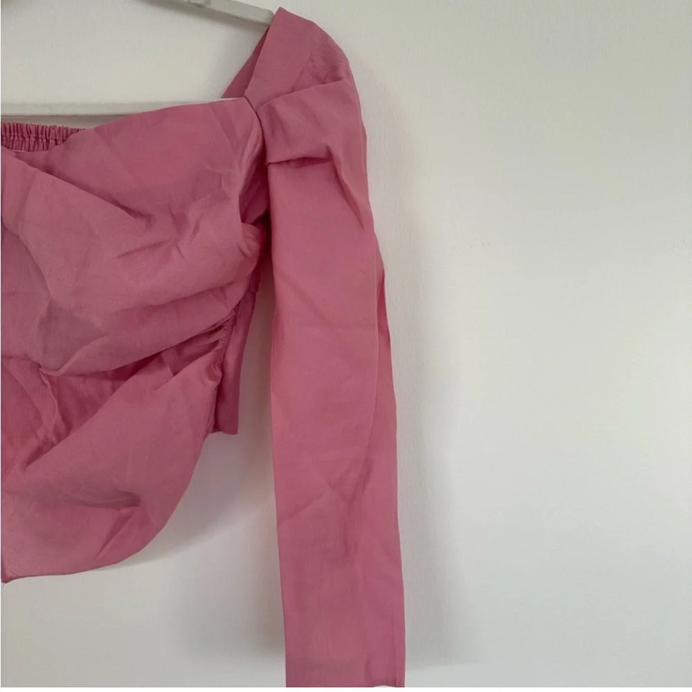 🔥 Closet Sale! Topshop Blush Off-Shoulder Blouse - Picture 5 of 6